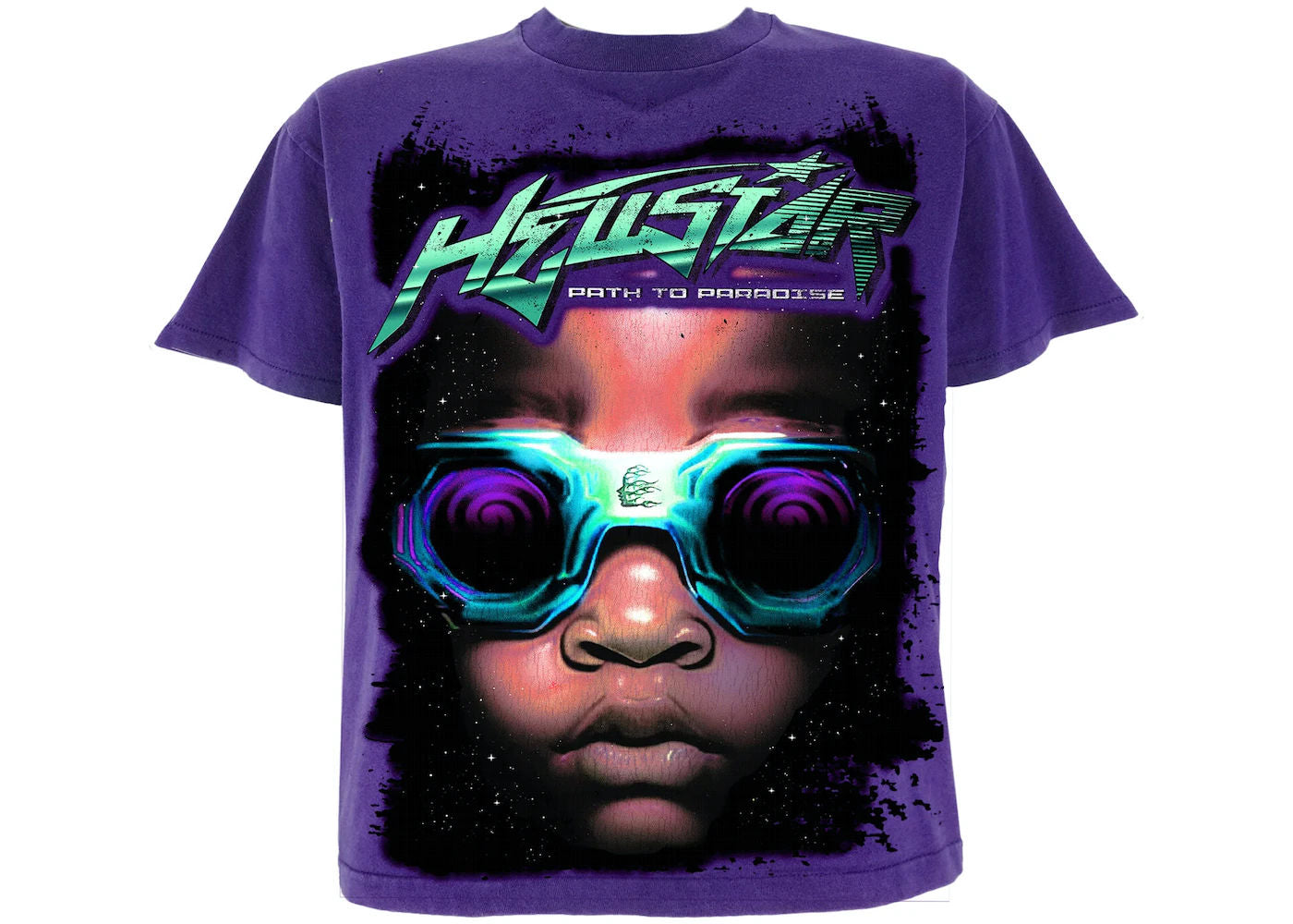 Hellstar Goggles T-Shirt Purple - Used/Worn
