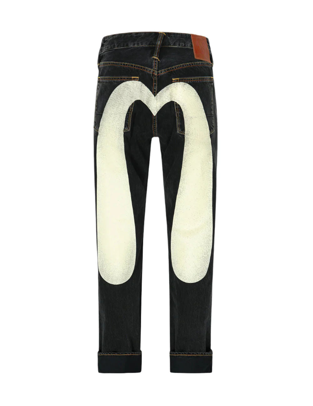 EVISU Daicock Print Baggy Fit Denim Jeans #2000 - Like New