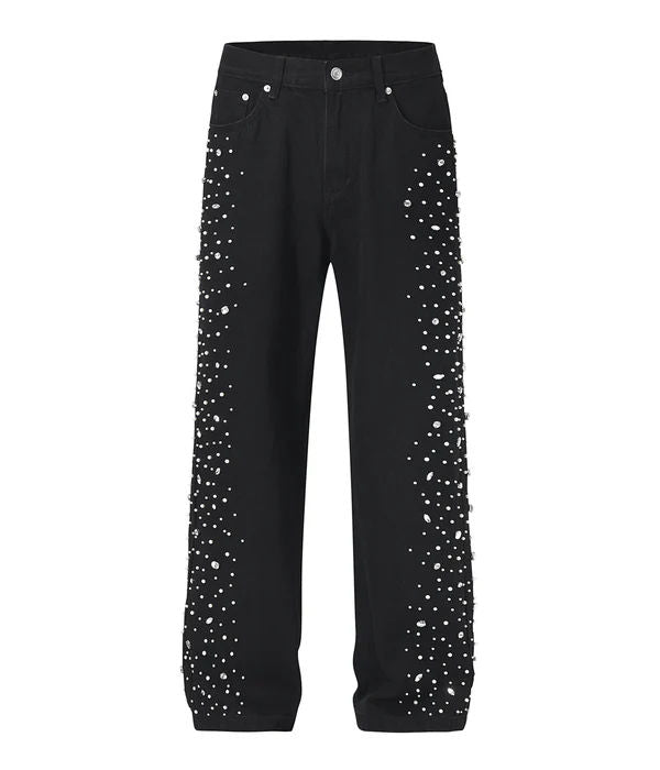 undeveloped noir gem stone denim