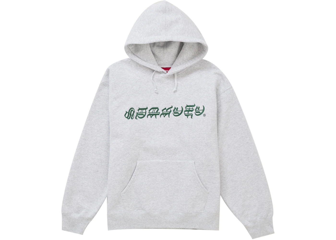 Supreme Blackletter Hooded Sweatshirt Ash Grey