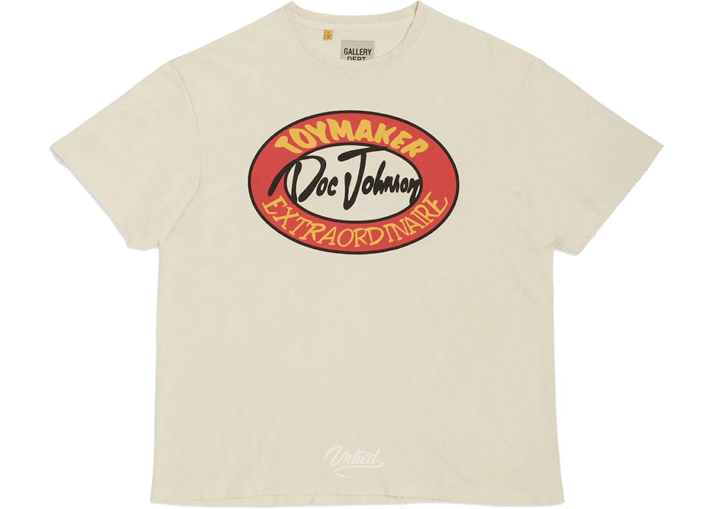 Gallery Dept. Toymaker Doc Johnson Tee Antique White/Cream - Used/Worn