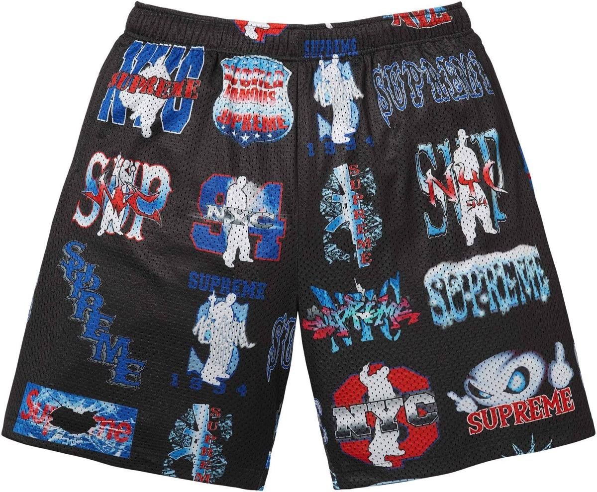 Supreme Flash Mesh Short Black - new with tags