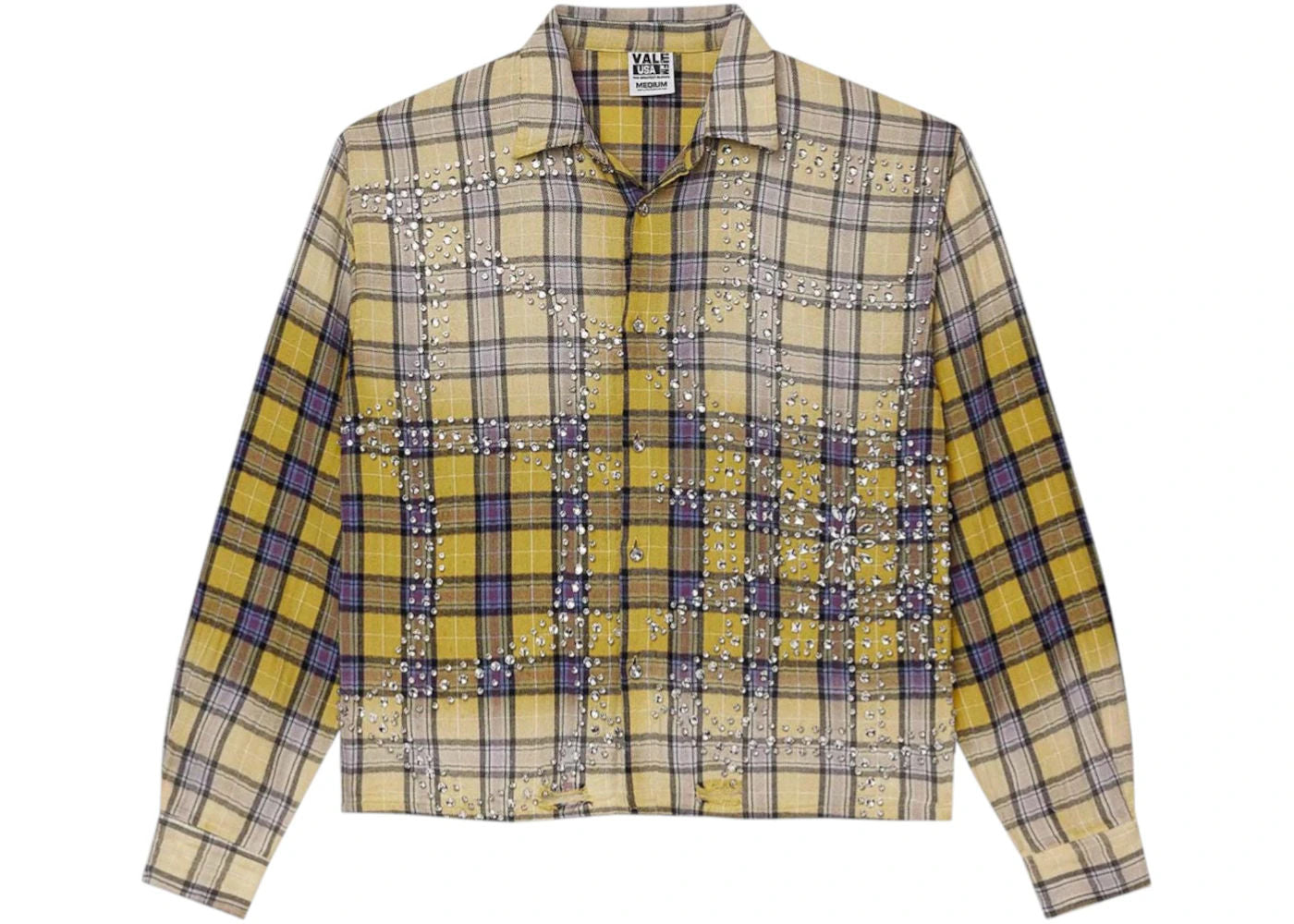 Vale Forever Lemonhead L/S Flannel Yellow/Blue