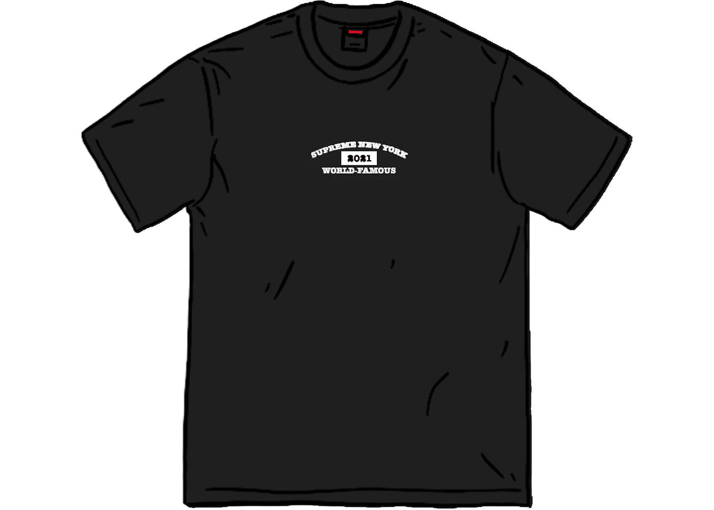 Supreme World Famous S/S Top Black