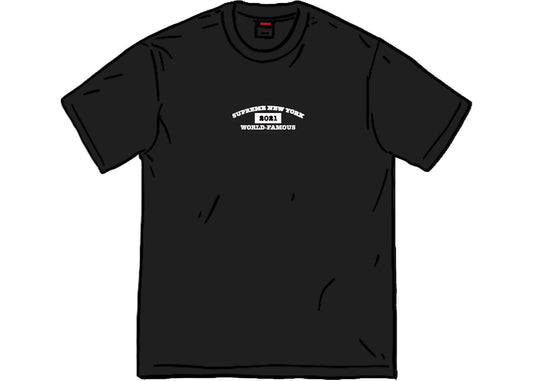 Supreme World Famous S/S Top Black