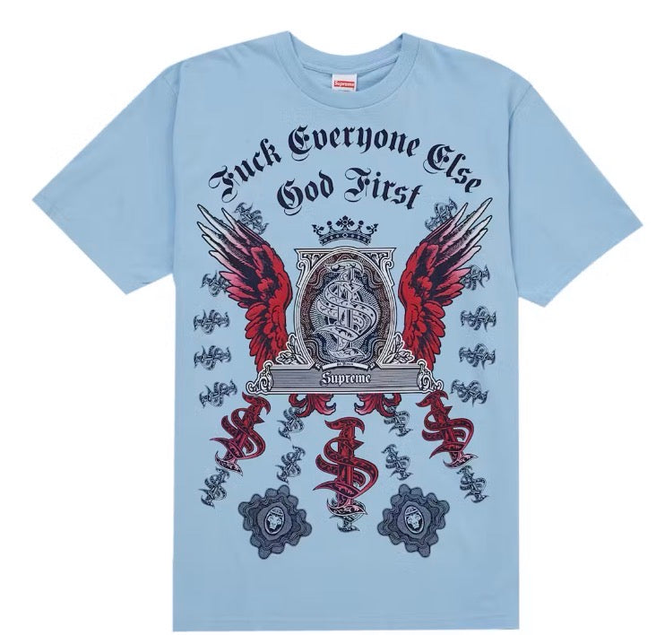 Supreme Money Tee Powder Blue