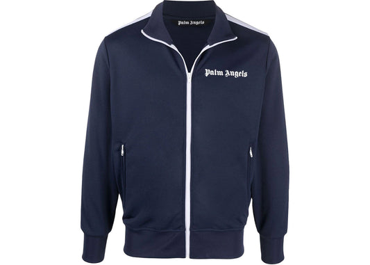 Palm Angels Track Jacket Navy Blue/White/Black SS22 - Like New