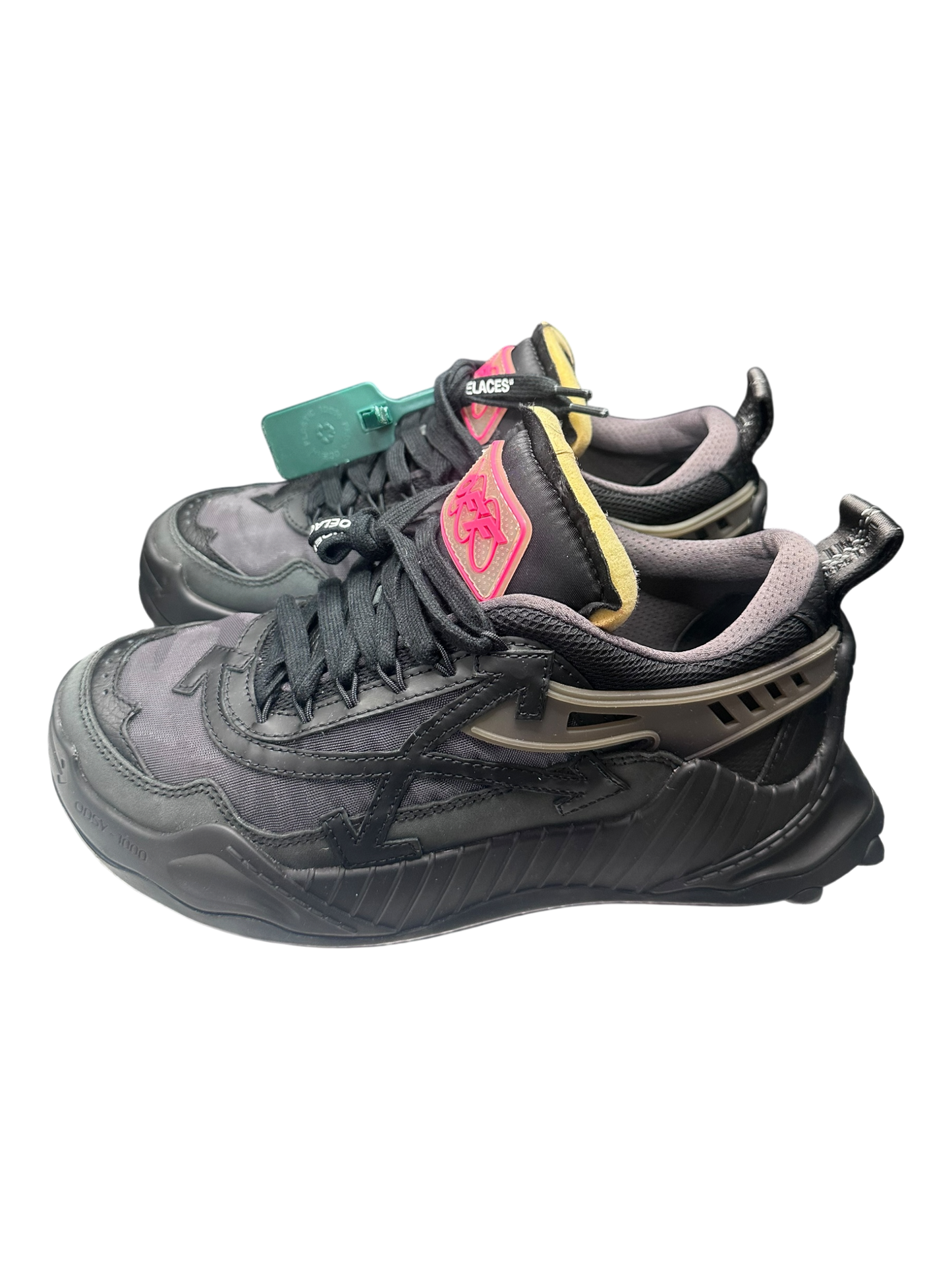 OFF-White Odsy-1000 Black Fucshia Grey size 7 - Used / rep box