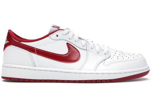 Jordan 1 Retro Low White Varsity Red - Used/Worn