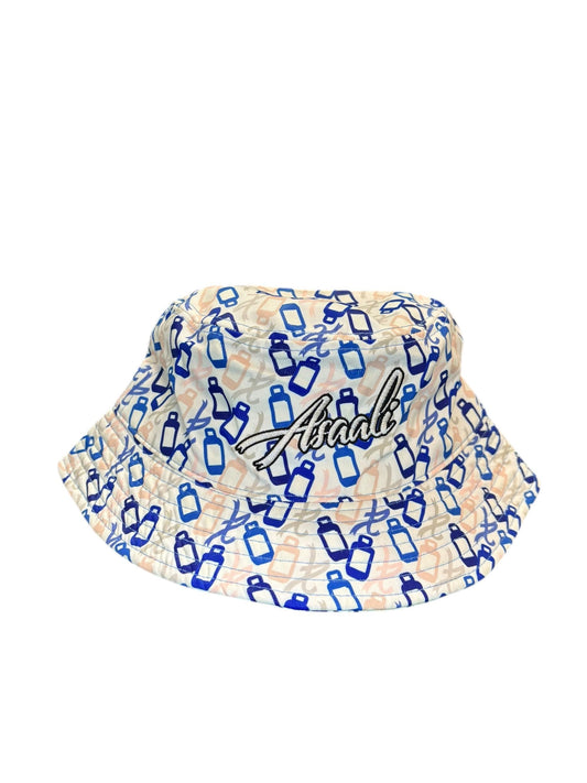Awful lot of cough syrup x Asaali white/multi bucket hat