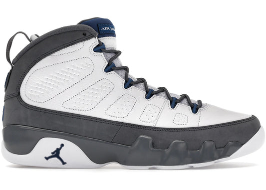 Jordan 9 Retro Flint Grey French Blue (2026) size 9.5 - Used/Worn