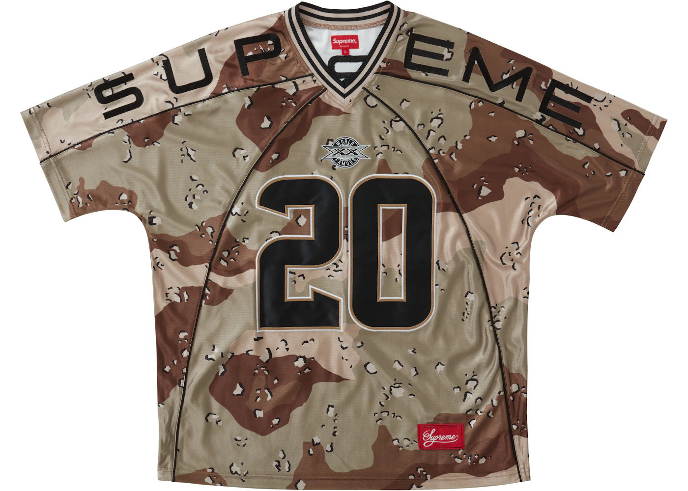 Supreme Paneled Jersey Chocolate Chip Camo - Used/Worn