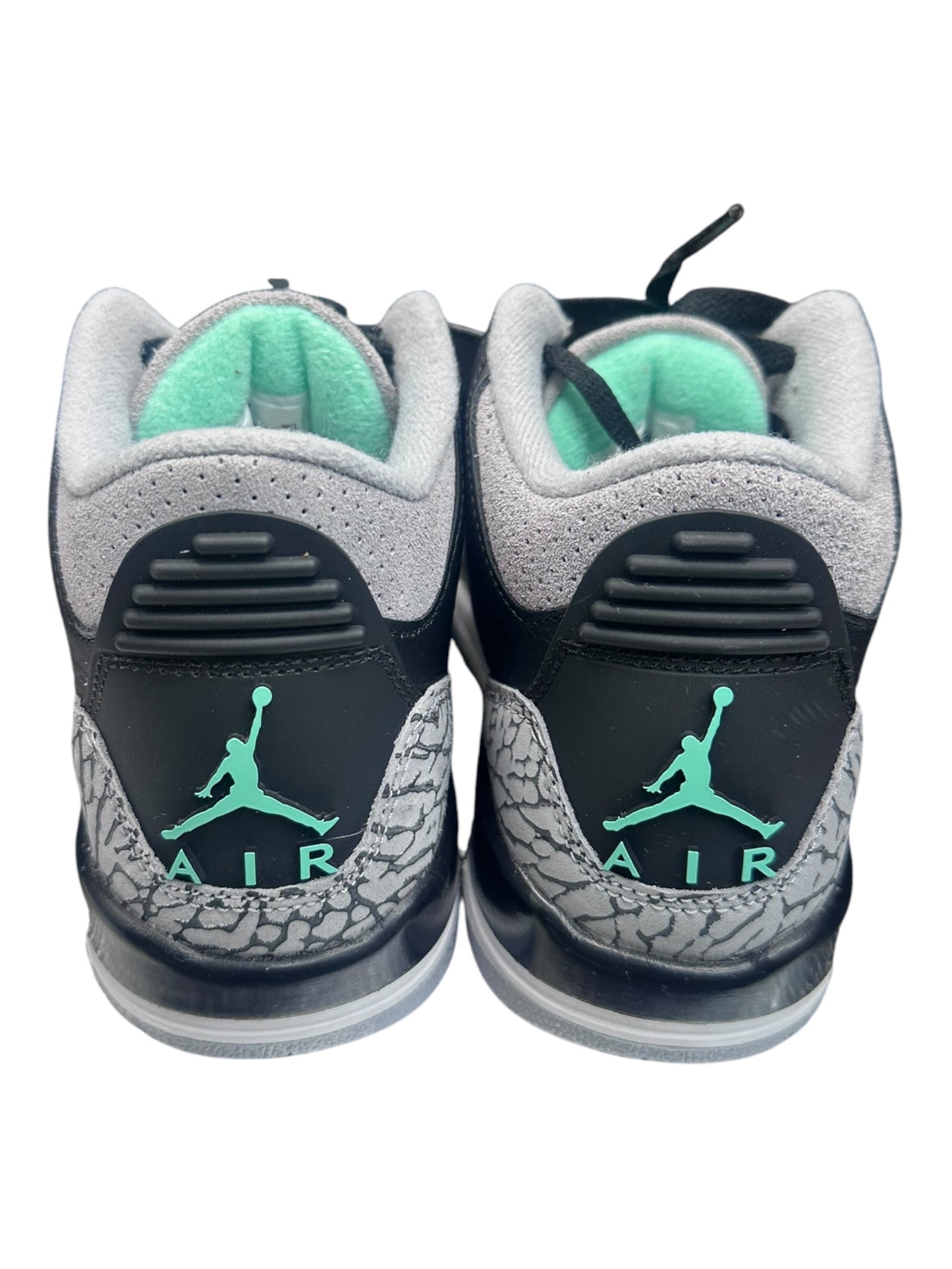 Jordan 3 Retro Green Glow (GS) size 4.5 - Used / rep box