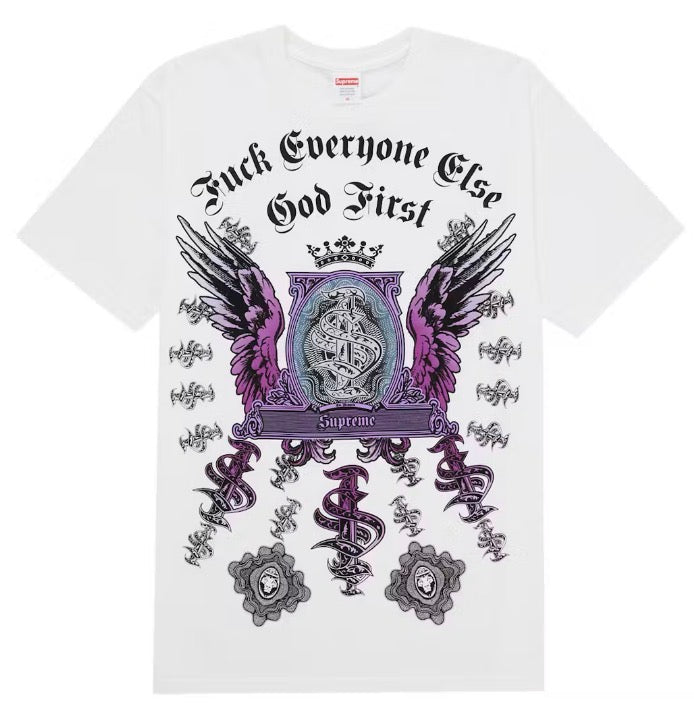 Supreme Money Tee White/Purple