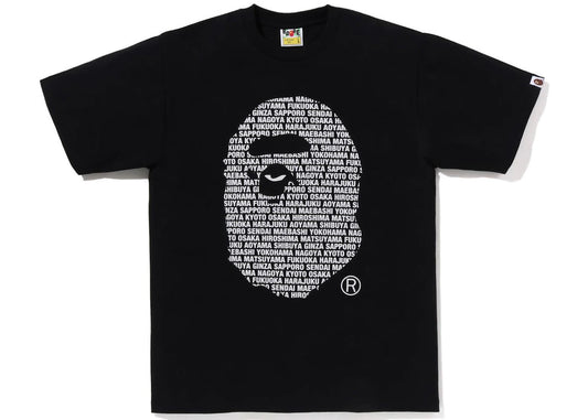 BAPE Japan Ape Head Tee Black - new with tags