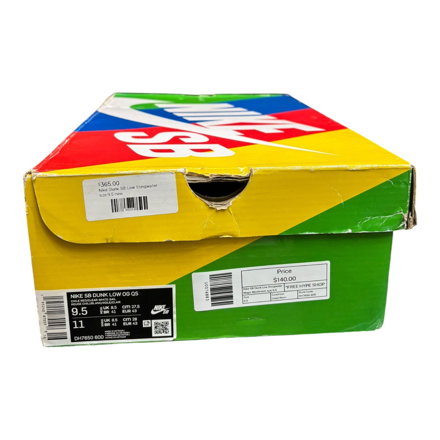 Nike SB Dunk Low Stingwater Magic Mushroom size 9.5 - Used/Worn