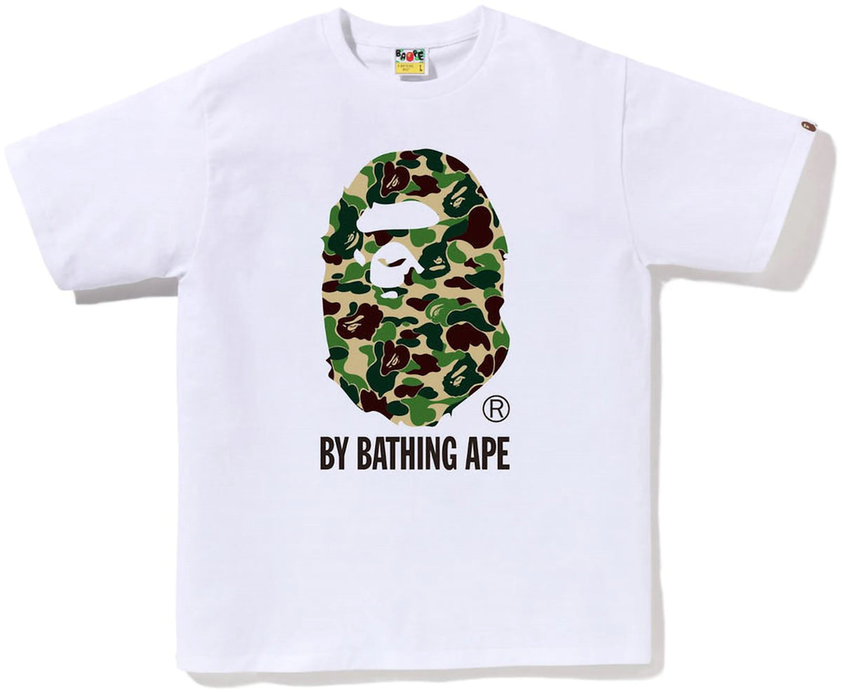 BAPE ABC Camo By Bathing Ape Tee White/Green