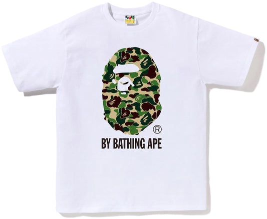 BAPE ABC Camo By Bathing Ape Tee White/Green