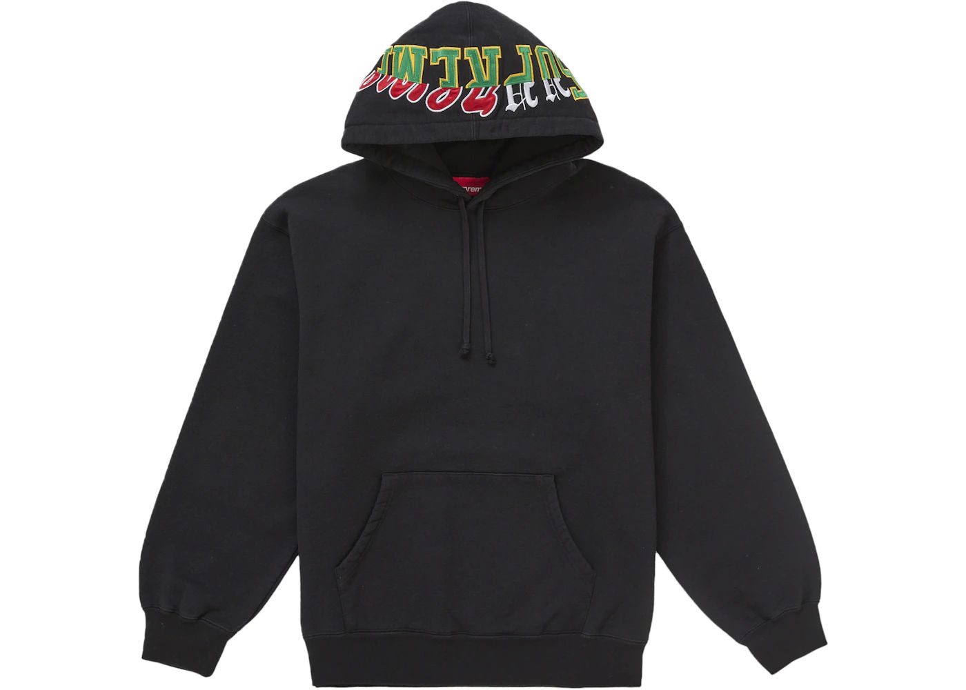 Supreme Multi Logos Hooded Sweatshirt Black