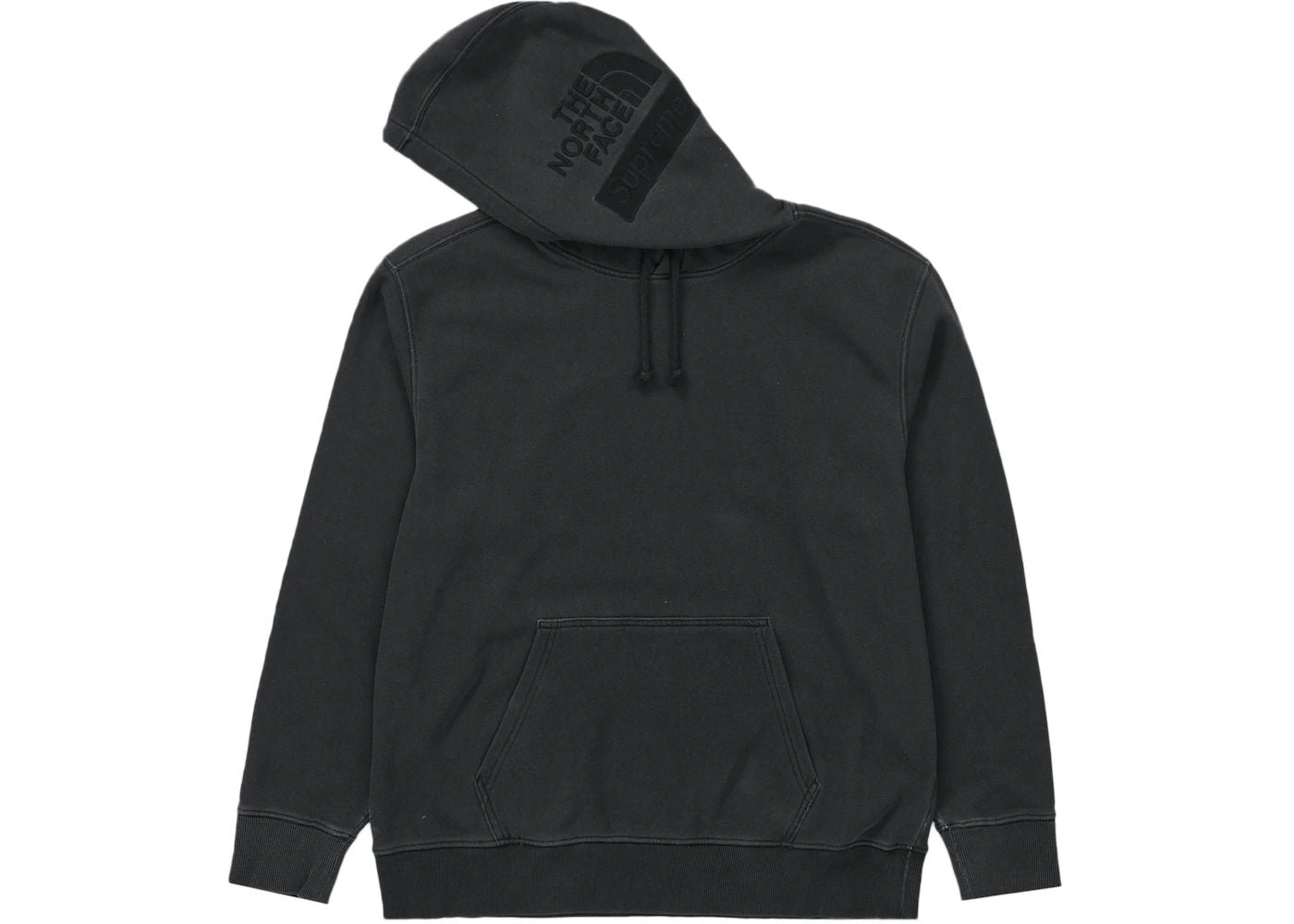 Supreme The North Face Pigment Printed Hooded Sweatshirt Black - Used/Worn