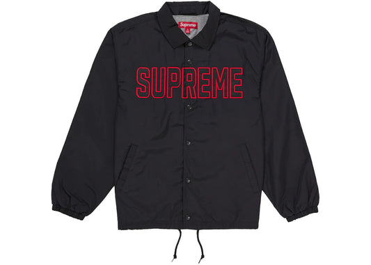 Supreme Spellout Coaches Jacket Black - new with tags