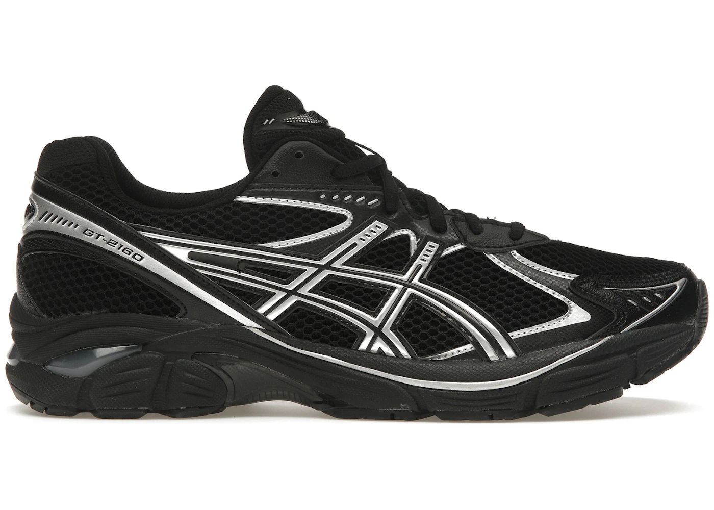 ASICS GT-2160 Black Pure Silver size 11 - Used/Worn