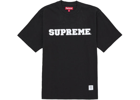 Supreme Collegiate Appliqué S/S Top Black