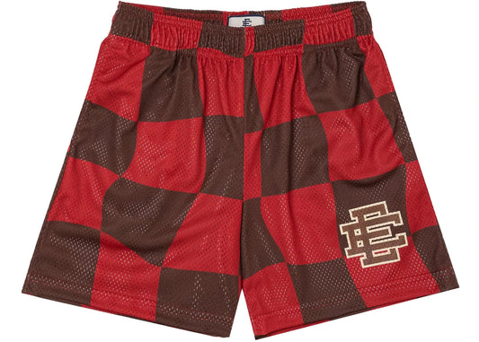 Eric Emanuel EE Basic Short Red Chocolate Wavy Flag - Used/Worn