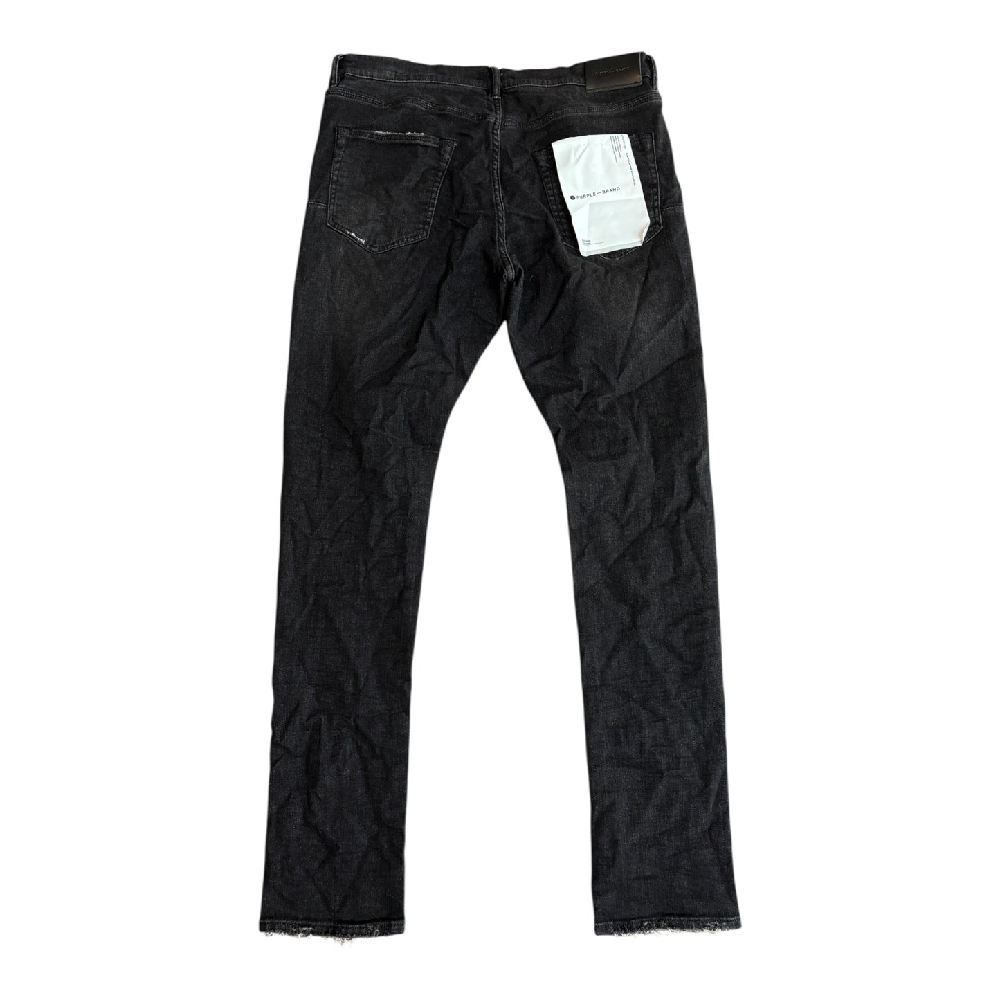 Purple Brand P001 Black Overspray Jeans - new with tags
