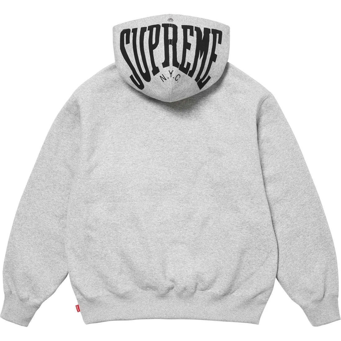 Supreme Mirrored Logo Hooded Sweatshirt "Grey" - Used/Worn