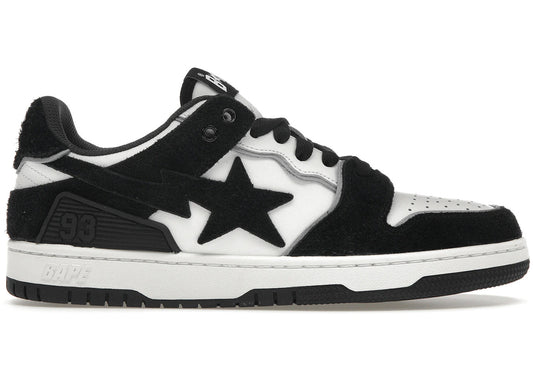 A Bathing Ape Bape SK8 Sta Black Suede - Used/Worn