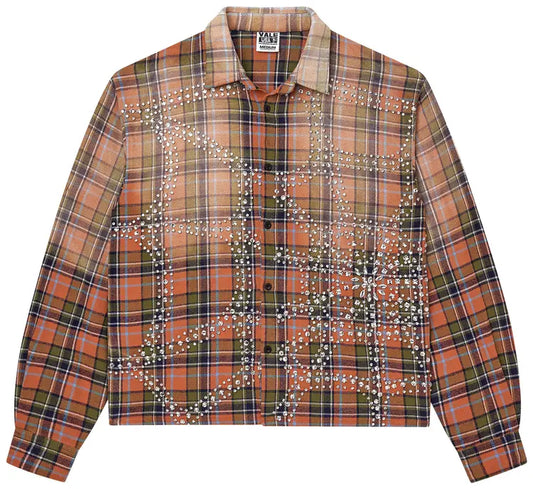 Vale Forever Pumpkin Patch Flannel Orange/Green