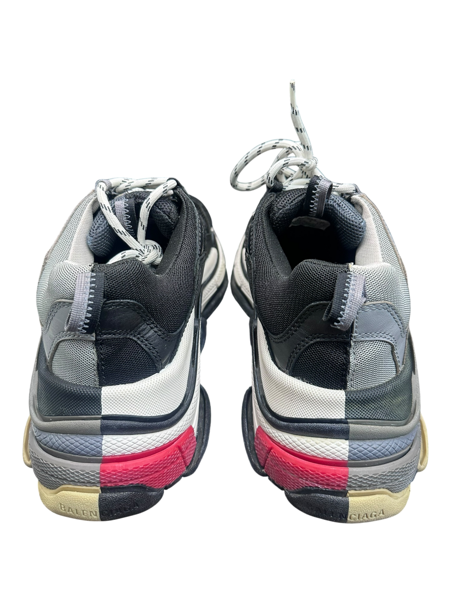 Balenciaga Triple S Split Black Grey size 9 - Used/Worn