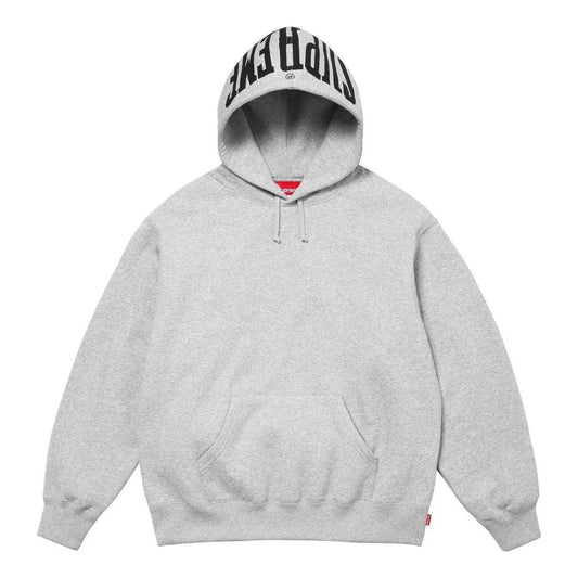 Supreme Mirrored Logo Hooded Sweatshirt "Grey" - Used/Worn