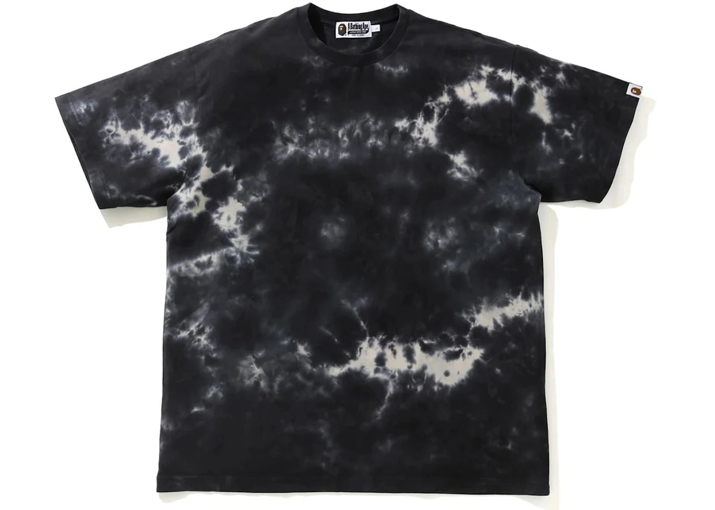 BAPE Tie Dye Relaxed Tee Black - Used/Worn