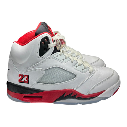 Jordan 5 Retro Fire Red Black Tongue (2025) size 7.5 - Used/Worn