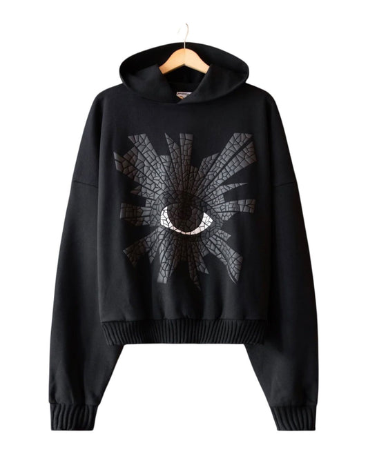 House Of Errors Mosaic All Seeing Hoodie In Black