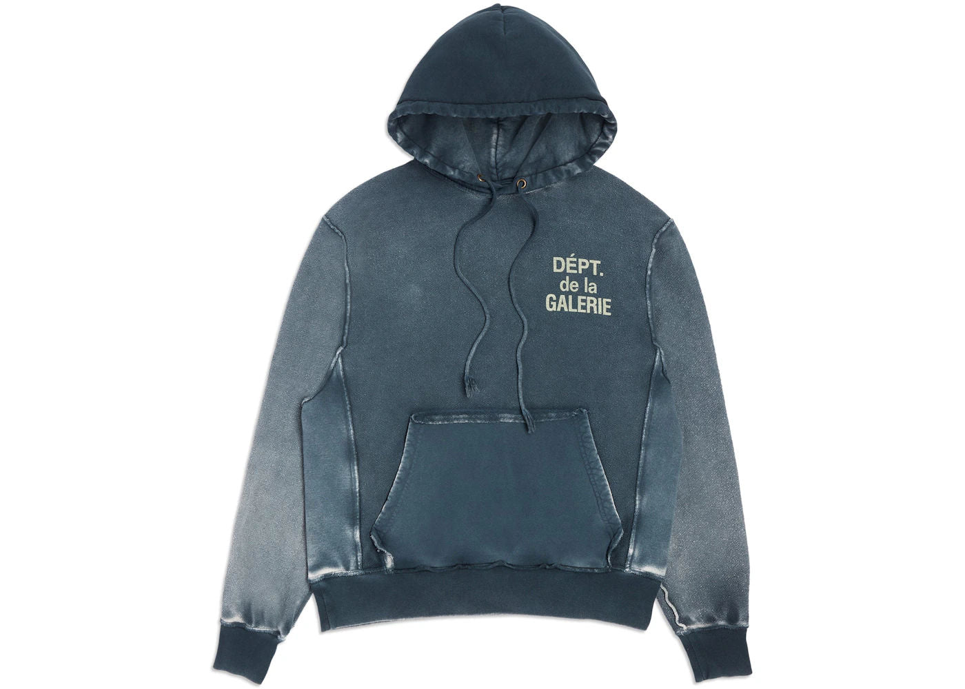 Gallery Dept. Reversible French Logo Hoodie Navy - Used/Worn