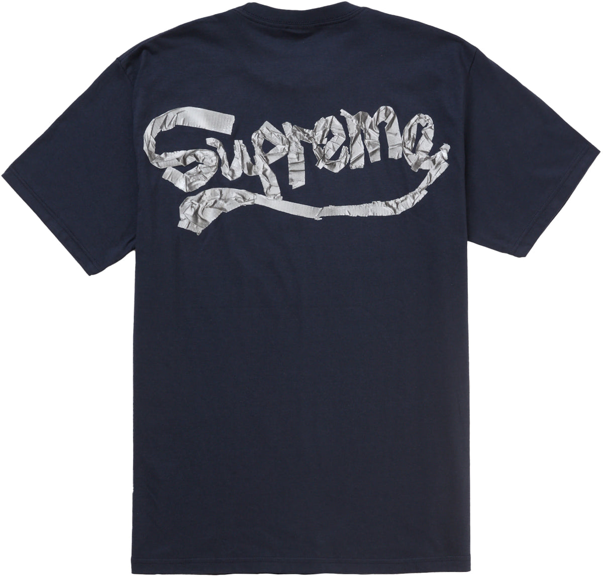 Supreme Tape Tee Navy