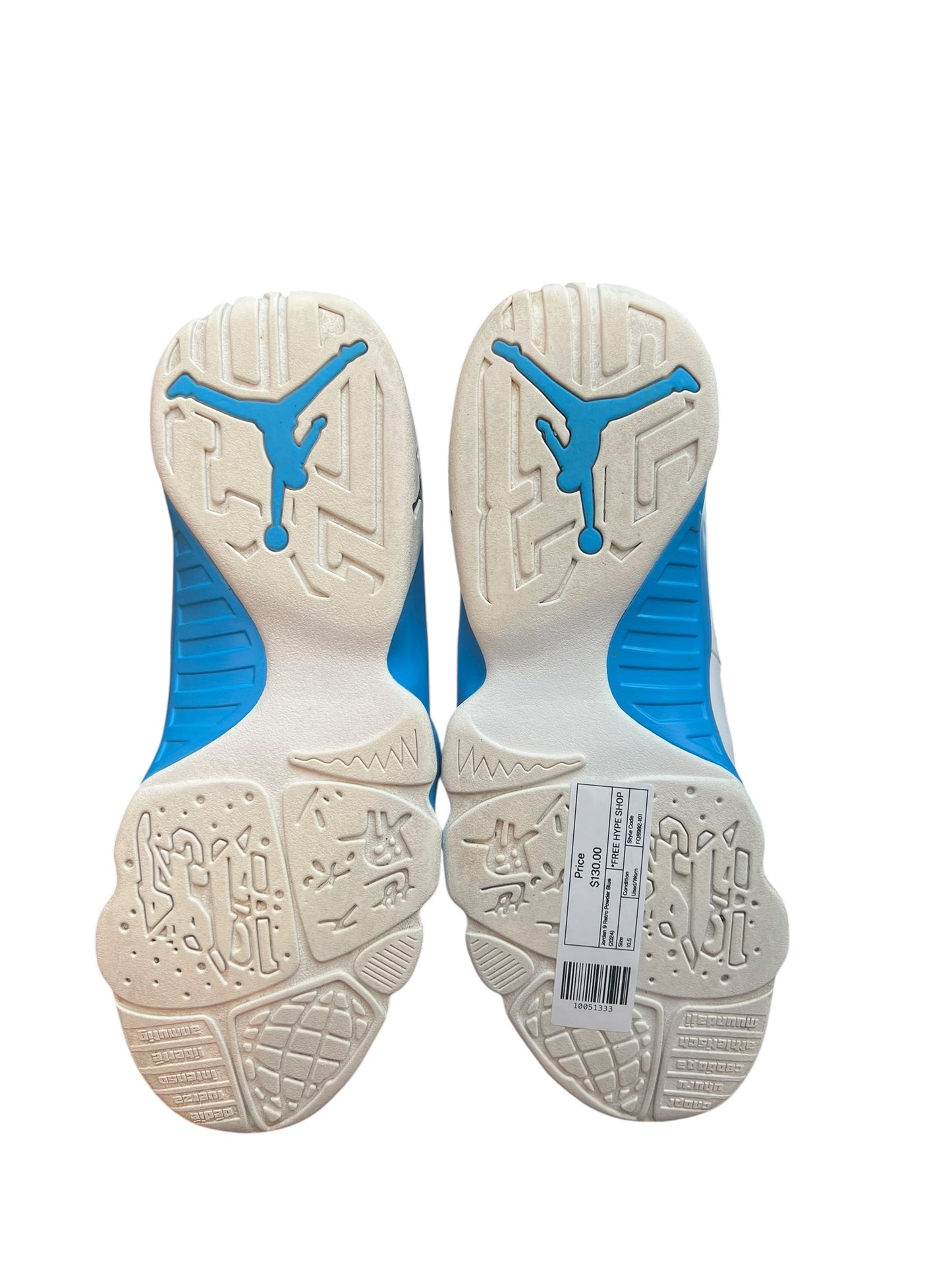 Jordan 9 Retro Powder Blue (2024) - Used/Worn
