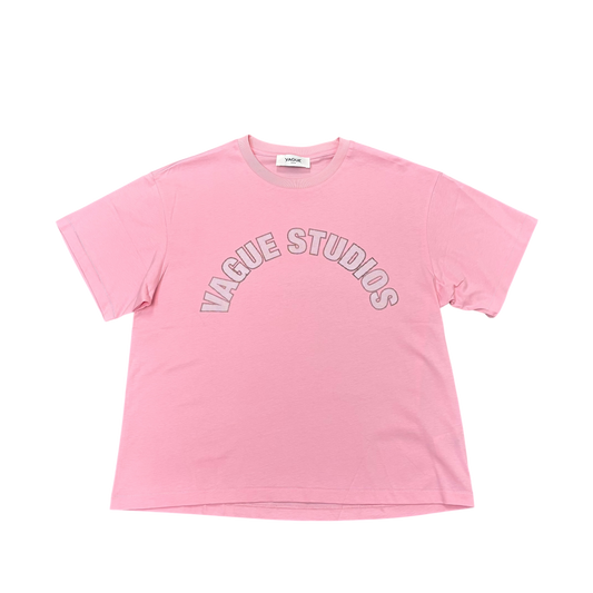 Vague studios Collegiate Tee Pinkt