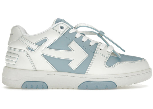 OFF-WHITE Out Of Office OOO Low Tops Light Blue White - Used / rep box