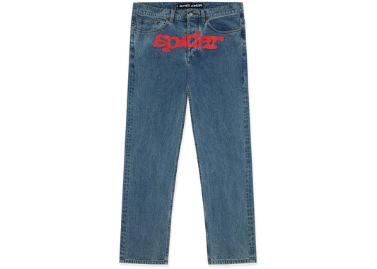 Sp5der V3 Indigo Denim Light Wash Denim