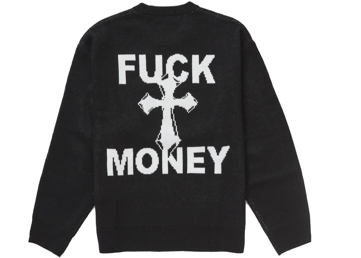 Supreme Fuck Money Sweater Black