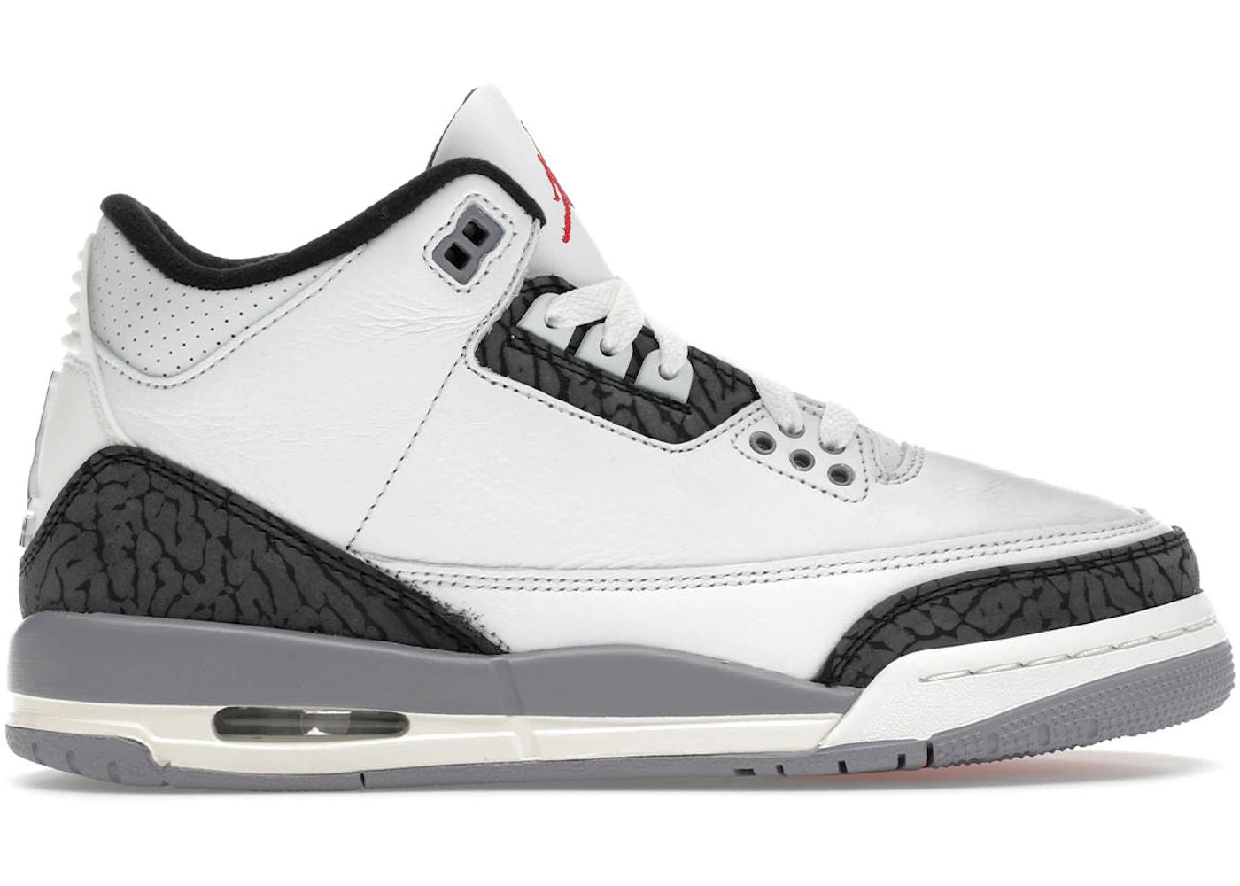 Jordan 3 Retro Cement Grey (GS) size 4 - Used / rep box