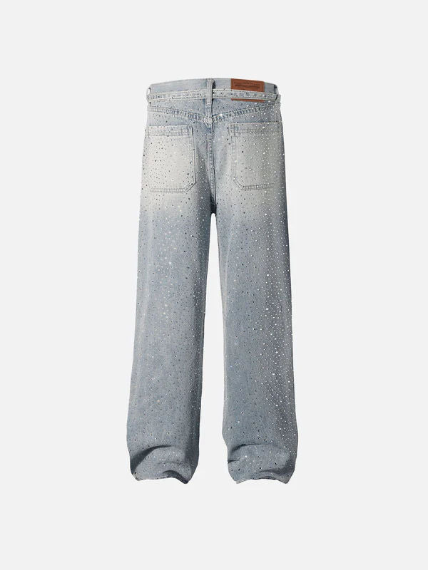 Aelfric Eden Rhinestone Baggy Jeans