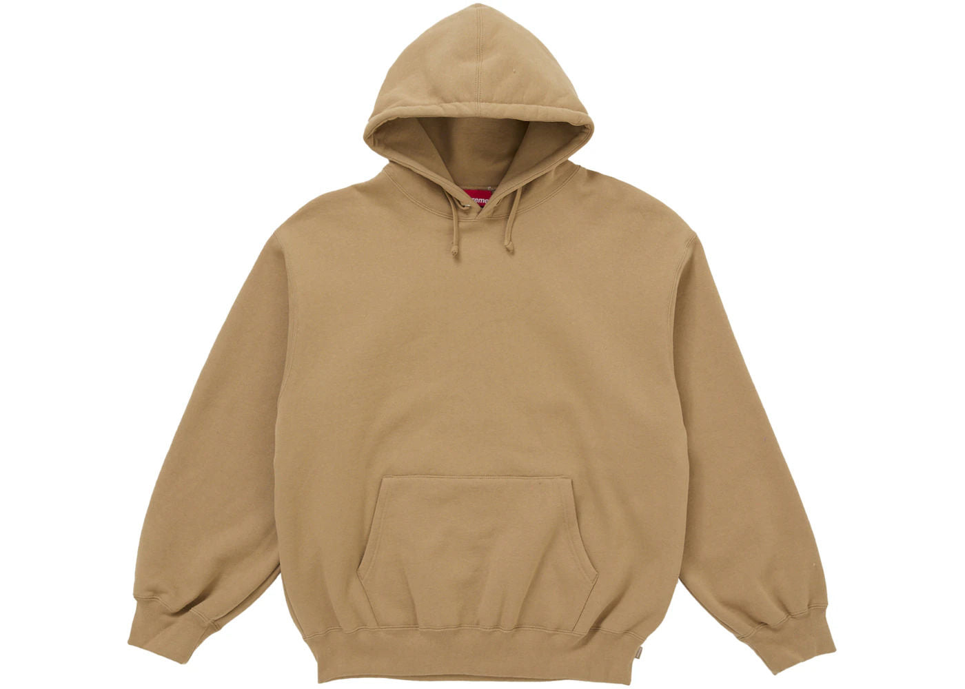 Supreme Satin Appliqué Hooded Sweatshirt (FW25) Brown