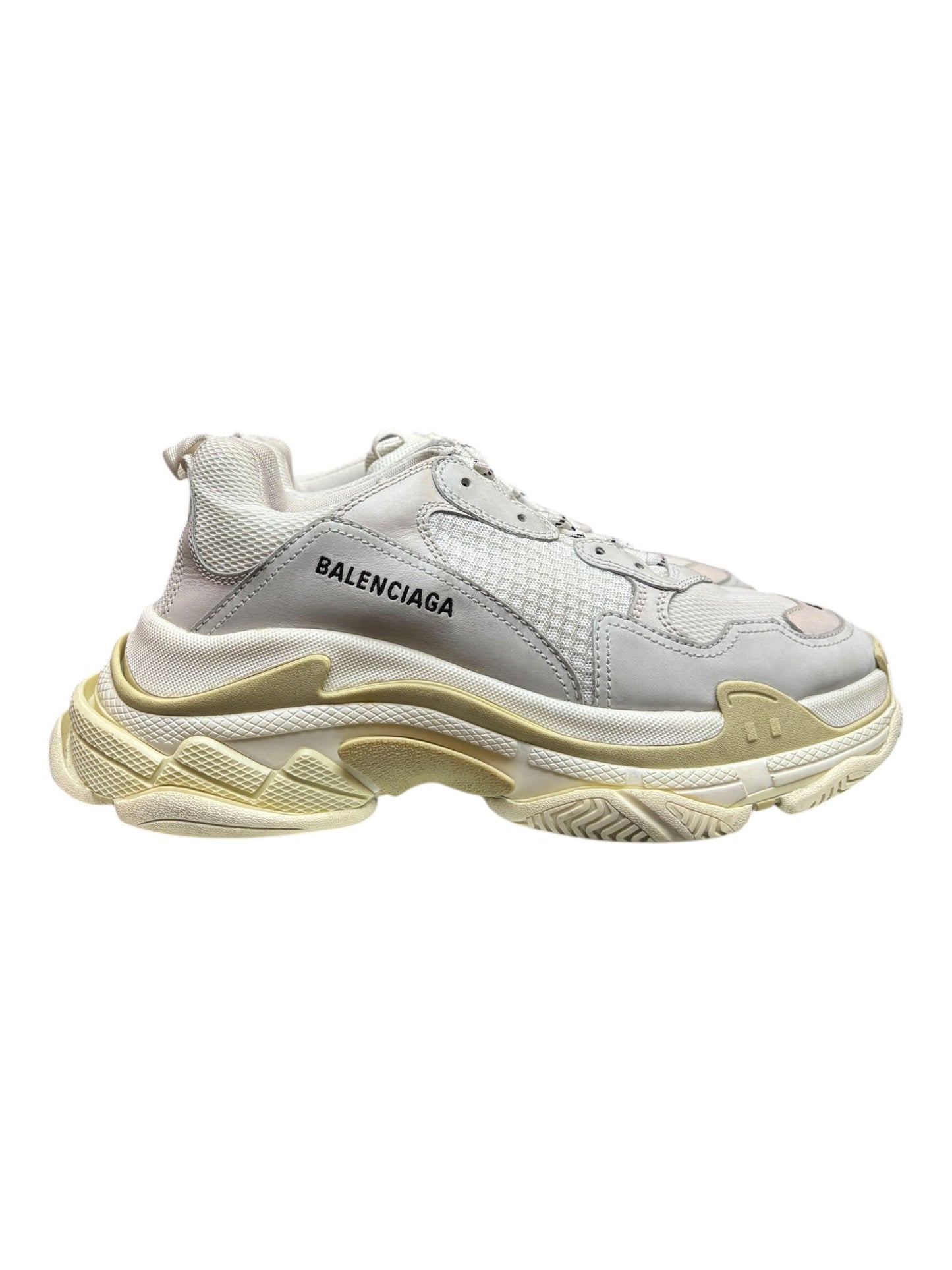 Balenciaga Triple S White Tan Size 43/10US - Used / rep box