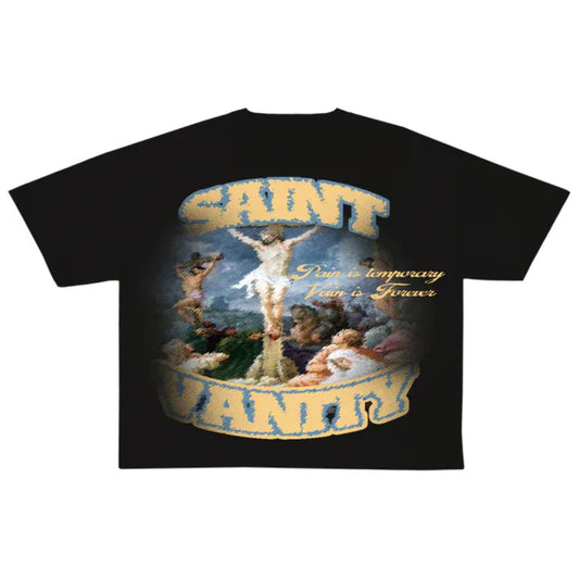 Saint Vanity Pain is Temporary Tee - Used/Worn