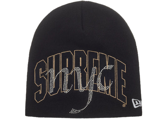 Supreme New Era Rhinestone Beanie (SS26) Black